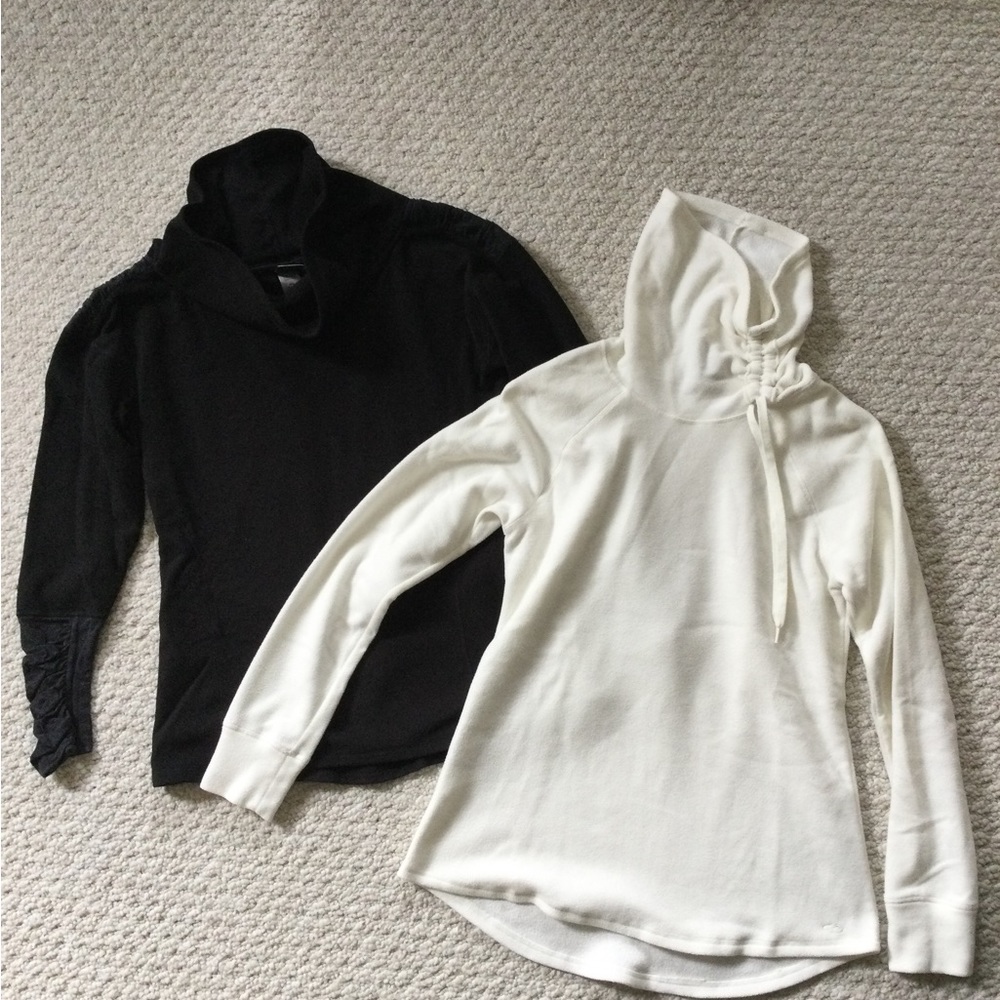 2 Champion fleece tops